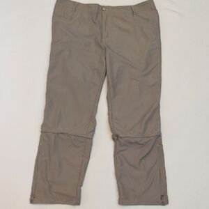 Guide's Choice For Her Adventure Taupe/Sage Convertible Pants - Size 12